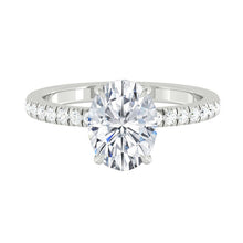 Load image into Gallery viewer, Madelyne Pave Oval Lab Diamond *new*
