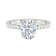 Load image into Gallery viewer, Madelyne Pave Oval Diamond
