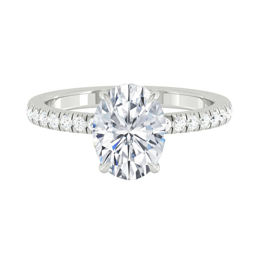 Madelyne Pave Oval Lab Diamond *new*