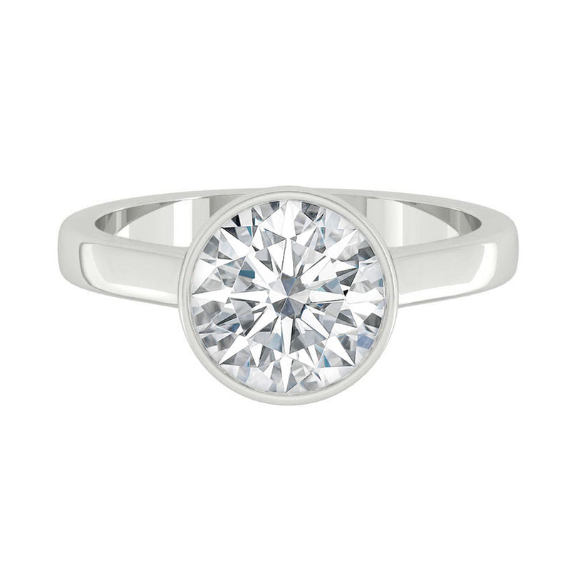 Carla Lab Diamond 1.00ct D VVS2 Id IGI 14K White Gold