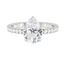 Load image into Gallery viewer, Madelyne Pave Pear Lab Diamond *new*
