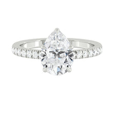 Load image into Gallery viewer, Madelyne Pave Pear Diamond
