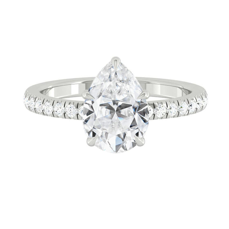 Madelyne Pave Pear Diamond