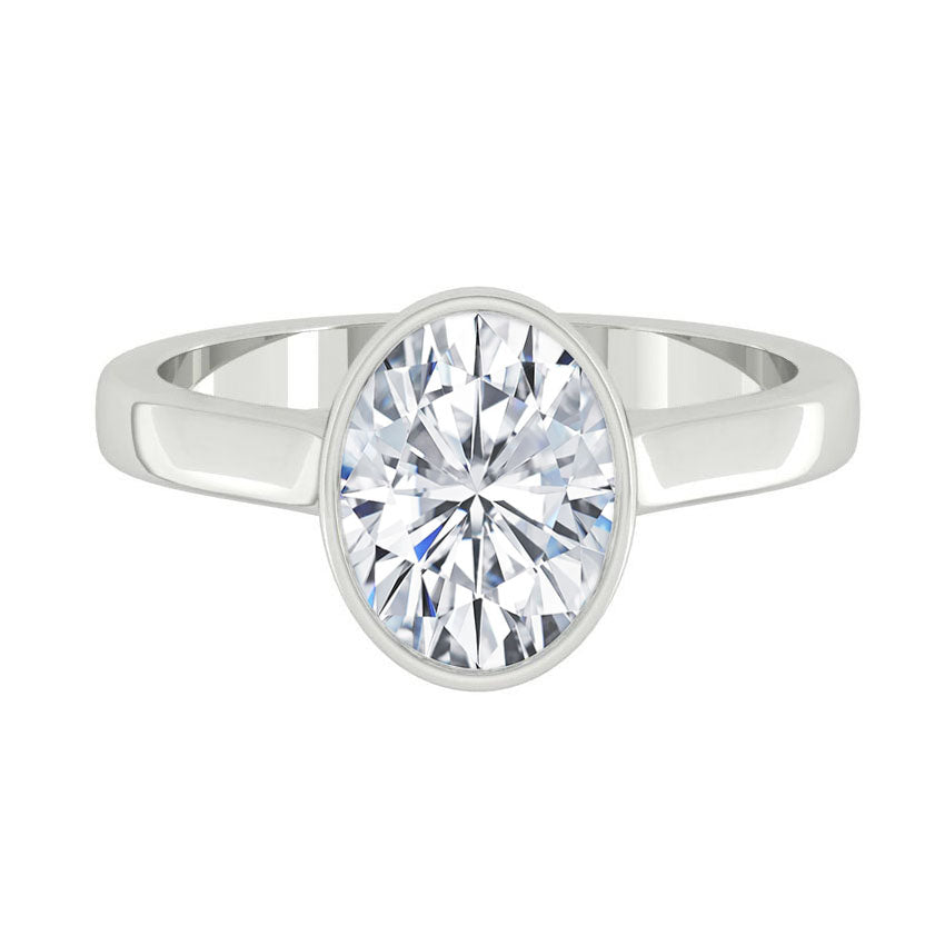 Carla Oval Moissanite