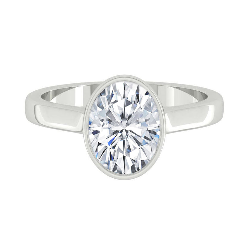 Carla Oval Moissanite