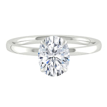 Load image into Gallery viewer, Lucia Halo Oval Moissanite
