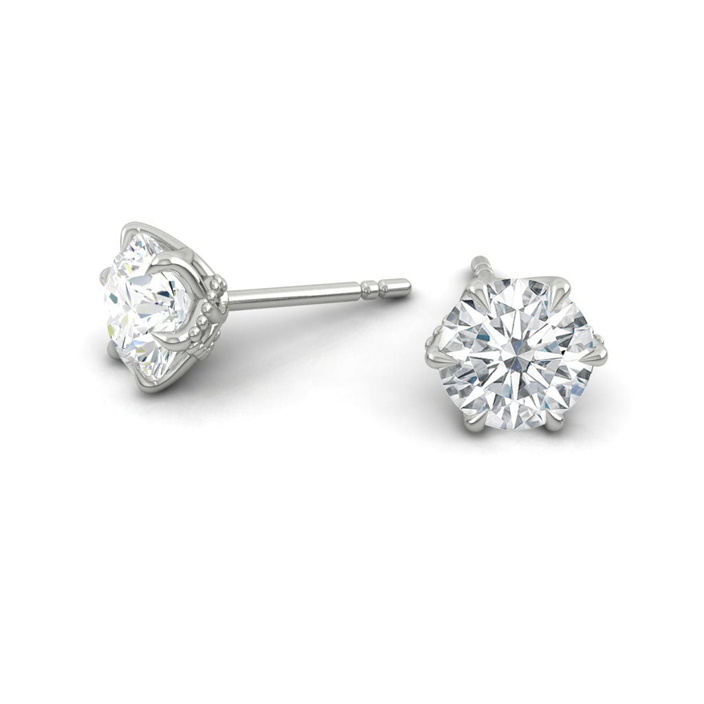 Load image into Gallery viewer, LUCCE AZALEA™ Earrings Round Diamond

