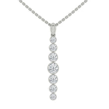 Load image into Gallery viewer, Carla Necklace Lab Diamond 1.69ctw DEF VVS Platinum
