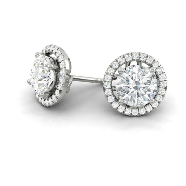 Montevalle Earrings Round Moissanite *new*