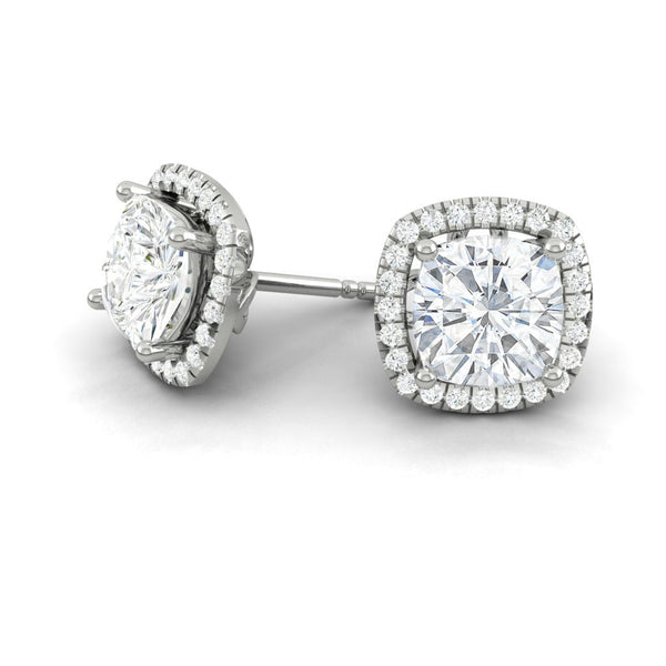 Montevalle Earrings Cushion Moissanite *new*
