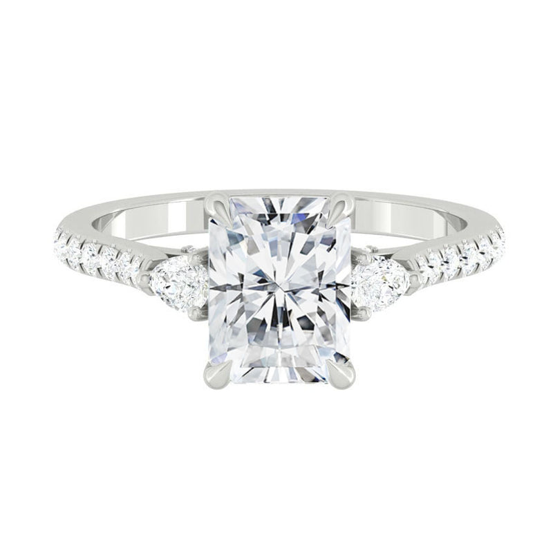 Sophia Pavé Radiant Moissanite