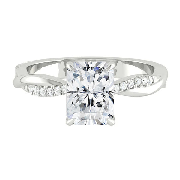 Lucce Fiore Radiant Moissanite