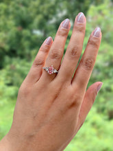 Load image into Gallery viewer, Pink Diamond Engagement Ring with Three Stone Design Philippines
