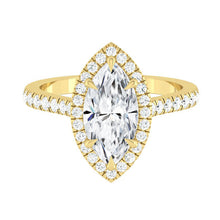 Load image into Gallery viewer, Montevalle Pavé Marquise Moissanite
