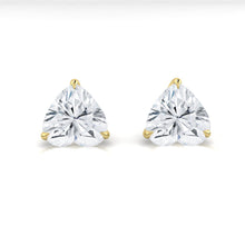 Load image into Gallery viewer, Jasmine Earrings Heart Moissanite
