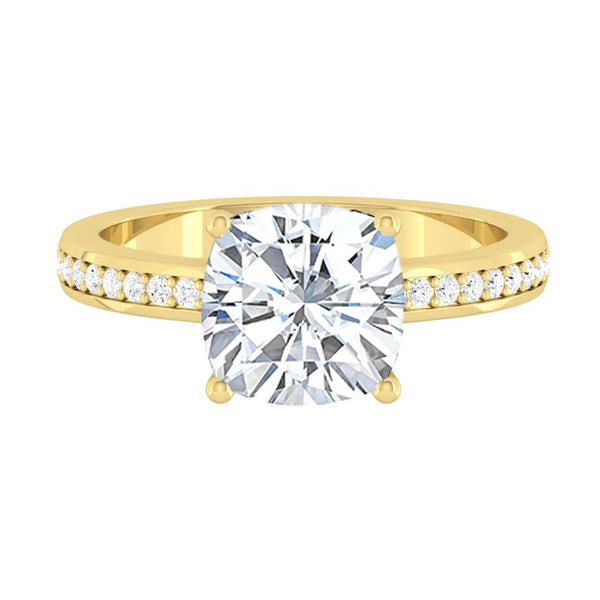 Lucce Kaela Cushion Moissanite