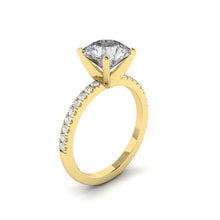 Load image into Gallery viewer, Engagement ring wedding rings gold jewelry lab diamond moissanite manila philippines
