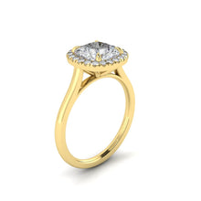 Load image into Gallery viewer, Where to buy Cushion Engagement ring wedding rings gold jewelry moissanite lab diamond  manila philippines
