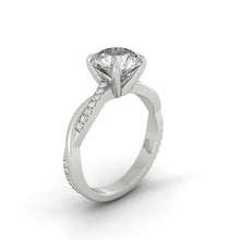 Load image into Gallery viewer, Engagement ring wedding rings gold jewelry lab diamond moissanite manila philippines
