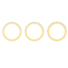 Load image into Gallery viewer, Wedding rings gold jewelry moissanite lab diamond manila philippines Lab diamond Wedding Bands
