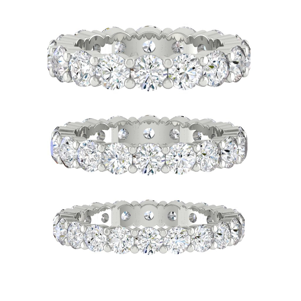 Lab diamond Wedding Bands Moissanite Eternity Rings