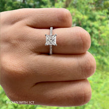 Load image into Gallery viewer, Firenze Pavé Princess Lab Diamond
