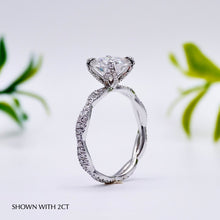 Load image into Gallery viewer, Moissanite Lab Diamond Engagement Ring Wedding Rings Proposal Jewelry Manila Philippines
