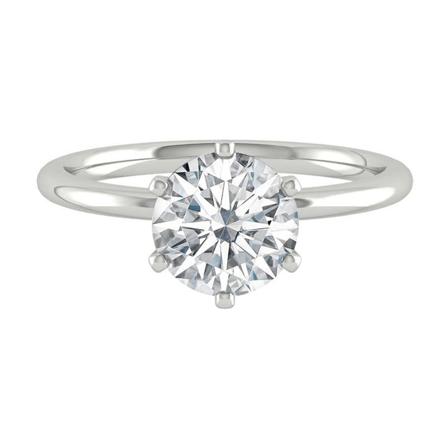Lucce Miriam Round Moissanite