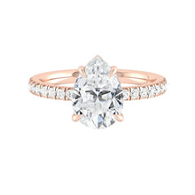 Load image into Gallery viewer, Pear Lab diamond Engagement ring Moissanite Wedding Bands Manila Philippines
