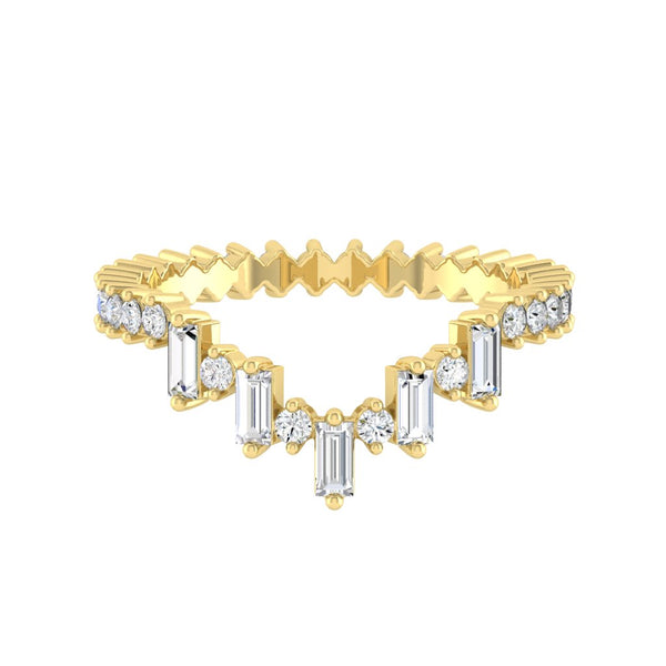 Catherine Band Moissanite