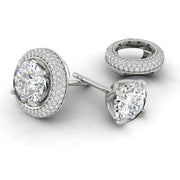LUCCE SELAH™ Selah Round Earrings Diamond