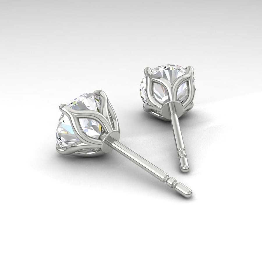 Load image into Gallery viewer, Lab diamond earrings Engagement ring Moissanite Wedding Bands Manila Philippines
