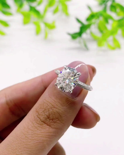 Moissanite Lab Diamond Engagement Ring Wedding Rings Proposal Jewelry Manila Philippines