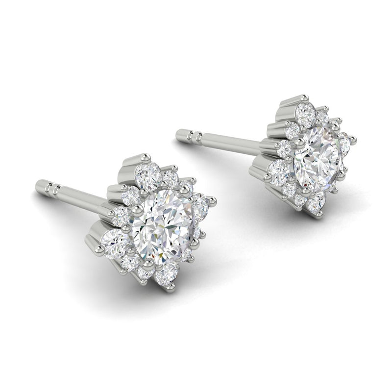 Lab diamond earrings Moissanite Engagement ring Wedding Rings Manila Philippines